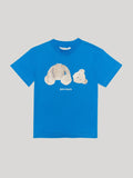 T-SHIRT PALM ANGELS BEAR BLU