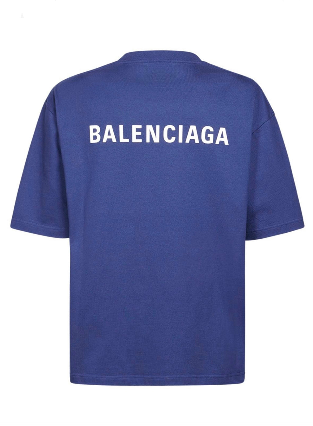 T-SHIRT BALENCIAGA BLUE CLASSIC