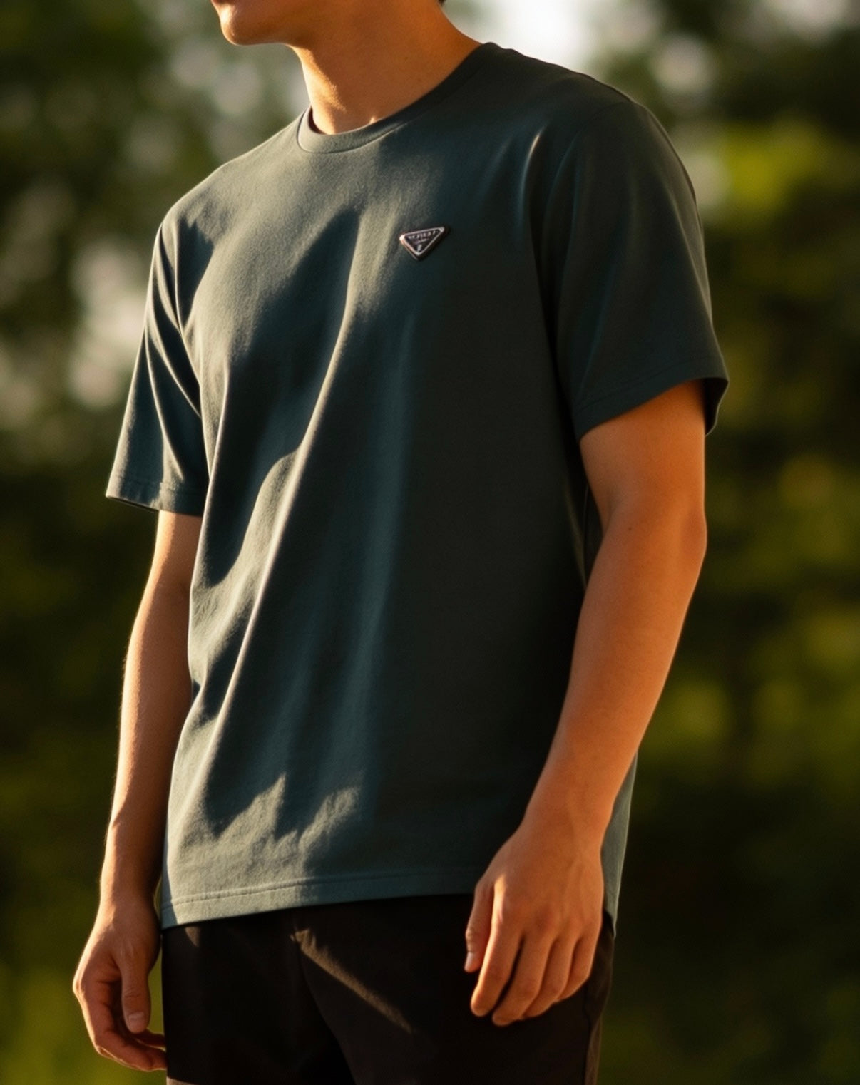 T-SHIRT PRADA CLASSIC  COLOR TURCHESE