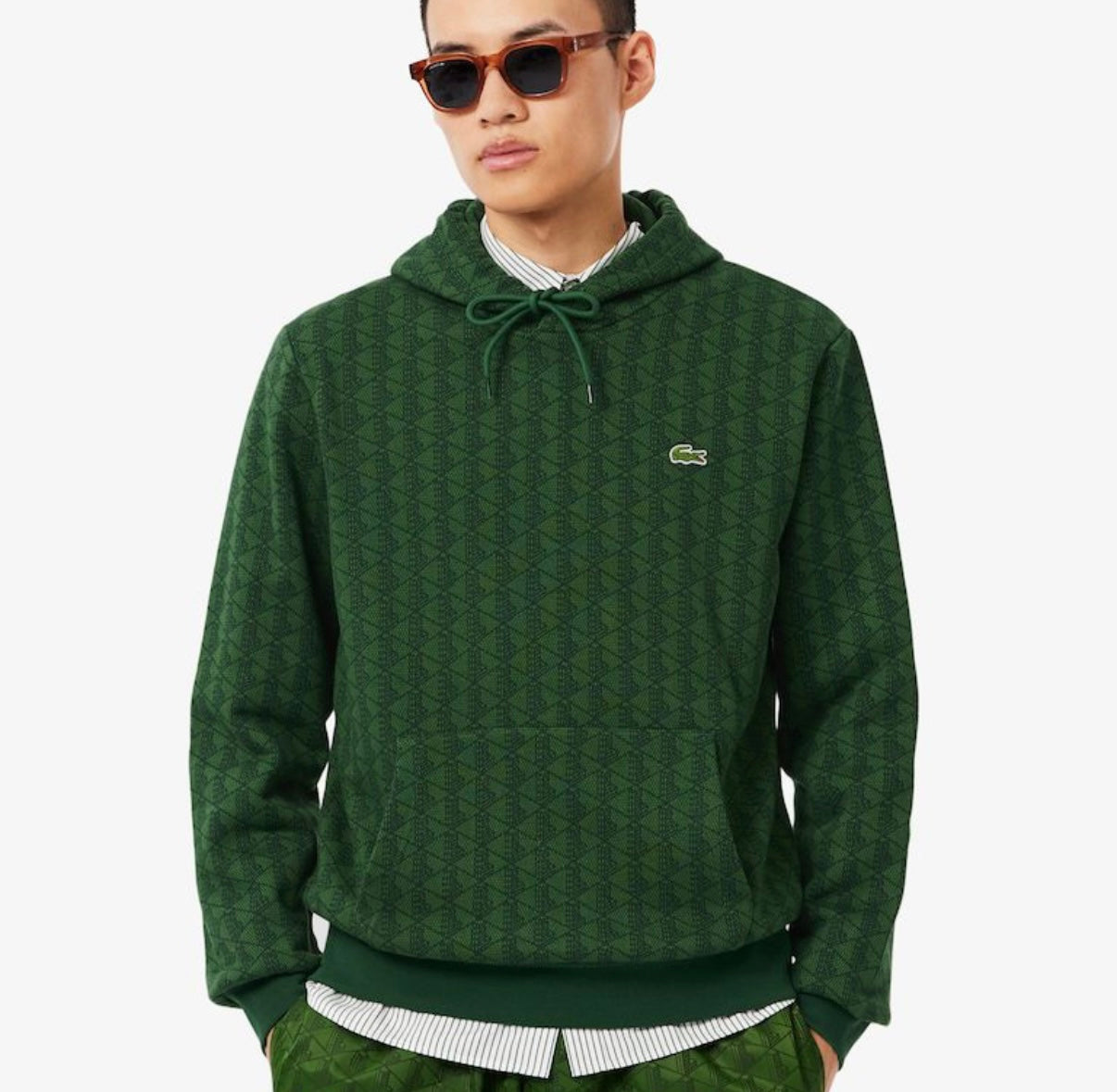 FELPA LACOSTE VERDE