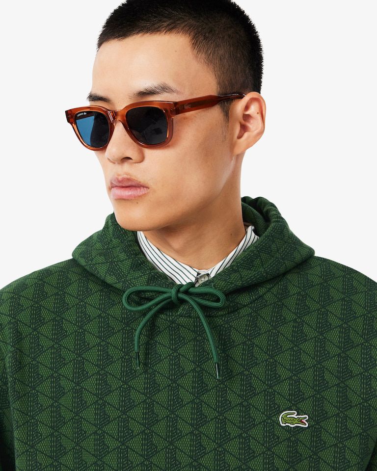 felpa Lacoste con cappuccio